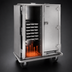 Thumbnail image #3 for Carter-Hoffmann PH1410 Heavy-Duty Mobile Heated Correctional Meal Delivery Cart for Compartment Trays