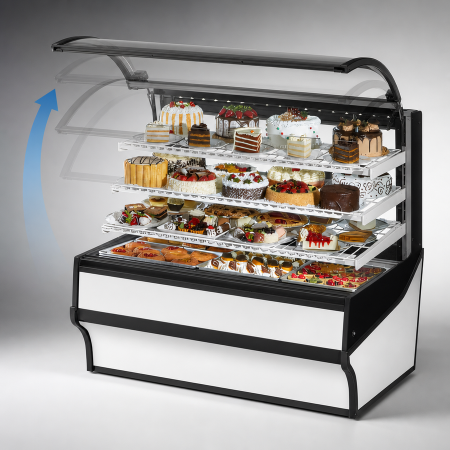 Curved Glass Display Front