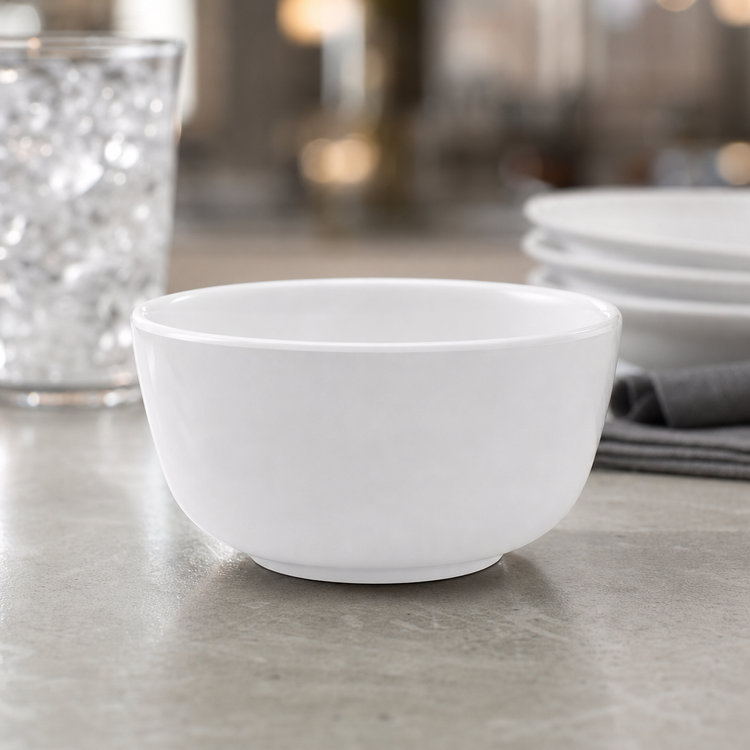 Product image #4 for American Metalcraft Jane 10 oz. White Melamine Bouillon Cup