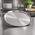 Thumbnail image #3 for American Metalcraft 10-1/2-Inch Round Stainless Steel Plate with Satin Finish