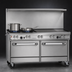 Thumbnail image #3 for Southbend Ultimate 60-Inch Gas Restaurant Range with 2 Open Burners, 48-Inch Griddle, and 2 Convection Ovens