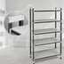 Thumbnail image #3 for Cambro Camshelving Elements XTRA High Density Top Rail Stationary Starter Unit, 21 x 54 x 81 Inches, 5-Tier