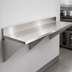 Thumbnail image #3 for Wall-Mount Stainless Steel Work Table with 4-1/2-Inch Backsplash, 60 x 30 Inches