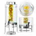 Thumbnail image #3 for Cal-Mil SoHo 2-Gallon Glass Beverage Dispenser with Infusion Chamber, Spigot, and Drip Tray