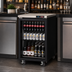Thumbnail image #3 for Everest Refrigeration One-Section Back Bar Refrigerator, 23-1/2 Inch Wide, 8.0 Cu. Ft., Glass Door, Rear-Mounted Self-Contained Refrigeration