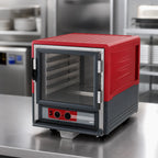 Thumbnail image #3 for Metro C5 Insulation Armour C533-HLFC-L Mobile Undercounter Heated Holding Cabinet with Clear Door, 10 Full-Size Pan Capacity, 120V
