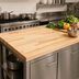 Thumbnail image #3 for John Boos Boos Block 72-Inch x 25-Inch Blended Edge Grain Kitchen Countertop, Northern Hard Rock Maple, Varnique Finish