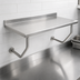 Thumbnail image #3 for Advance Tabco 60 Inch x 24 Inch Wall-Mounted 14 Gauge 304 Stainless Steel Table with 1-1/2 Inch Backsplash