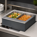 Thumbnail image #3 for Vollrath Two-Well Drop-In Electric Hot Food Well with Thermostatic Controls, Full-Size Pans, 120V