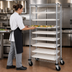 Thumbnail image #3 for Quantum TC-31 Full-Size Mobile Side-Load Tray Cart, 31-Tray Capacity, Chrome-Plated Steel Wire