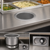Thumbnail image #3 for Eagle Group 7-Quart Round Drop-In Thermostatic Food Warmer with Drain, 120V