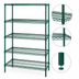 Thumbnail image #3 for Quantum 36W x 36D x 54H 5-Shelf Wire Shelving Starter Kit