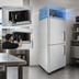 Thumbnail image #4 for Atosa 21.4 Cu. Ft. One-Section Top Mount Reach-In Freezer with Left-Hand Hinged Solid Half Doors