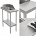 Thumbnail image #3 for John Boos Stallion Stainless Steel Filler Table with Drop-In Sink, 18 x 30 Inches, Adjustable Undershelf