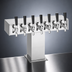 Thumbnail image #3 for Perlick Wide Base 8-Faucet Tee Draft Beer Tower, Extra High, Polished Chrome, Glycol-Cooled