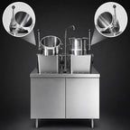 Thumbnail image #3 for Crown EMT-6-6 Electric Dual 6-Gallon Tilting Kettle & Cabinet Assembly