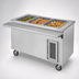 Thumbnail image #3 for Randell RANFG HTD-3 Electric Mobile Hot Food Table, 48 x 30 Inches, 3 Wells, Enclosed Base