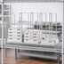 Thumbnail image #3 for Eagle Group 26-Inch High x 28-Inch Wide Pizza Box Divider for 14-Inch Shelving, Zinc Finish