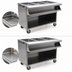 Thumbnail image #3 for Spec-Master Mobile Electric Sealed Well Hot Food Table with Open Front, 3 Wells, 48 Inch