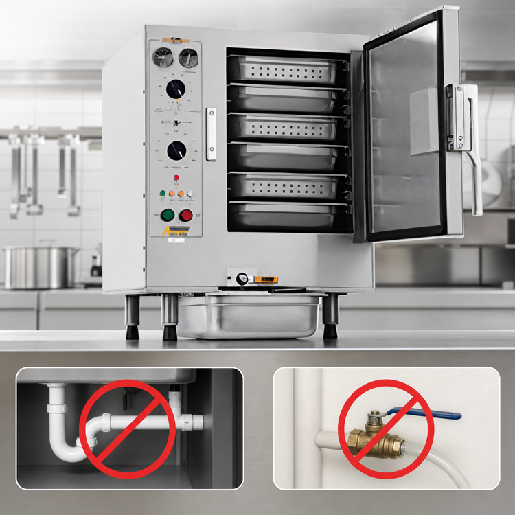 Product image #3 for AccuTemp Steam'N'Hold 6-Pan Countertop Boilerless Connectionless Electric Vacuum Steamer, 208V, 3-Phase, 10 kW
