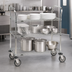 Thumbnail image #3 for Metro Super Erecta 3-Shelf Heavy Duty Chrome Plated Utility Cart, 36 x 24 x 39 Inches