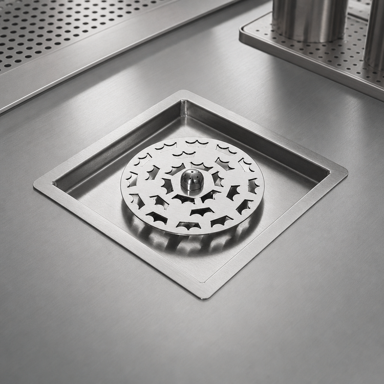 Product image #3 for Krowne Royal Series Drop-In Rinser Faucet with Built-In 1/2-Inch Drain