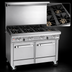 Thumbnail image #3 for Southbend Ultimate 48-Inch Gas Restaurant Range with 6 Open Burners and 2 Space-Saver Ovens