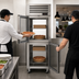 Thumbnail image #4 for Turbo Air PRO Series Pass-Thru Heated Pizza Holding Cabinet, One-Section, 28 Cu. Ft., Half Glass Doors