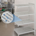 Thumbnail image #4 for Cambro Camshelving Premium 4-Shelf Vented Add-On Polymer Shelving Unit, 24