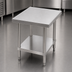 Thumbnail image #3 for 24 Inch W x 30 Inch D x 24 Inch H Stainless Steel Equipment Stand with Adjustable Undershelf