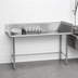Thumbnail image #3 for John Boos Pro-Bowl 60-Inch Straight Clean Dish Table, Left-to-Right, 14 Gauge 300 Series Stainless Steel