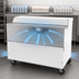 Thumbnail image #3 for Beverage-Air 58-Inch White Forced-Air Single-Access Flat-Top School Milk Cooler, 24 Cu. Ft.