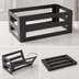 Thumbnail image #3 for American Metalcraft Full-Size Collapsible Iron Serving Crate, Black Powder-Coated