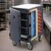 Thumbnail image #4 for Cambro Camcart Insulated Mobile Pan Rack for 18 x 26 Food Storage Boxes with Cutting Board Top