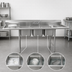 Thumbnail image #3 for Eagle Group 414 Series Three-Compartment Sink with 22 x 22 Inch Bowls and 18-Inch Left and Right Drainboards