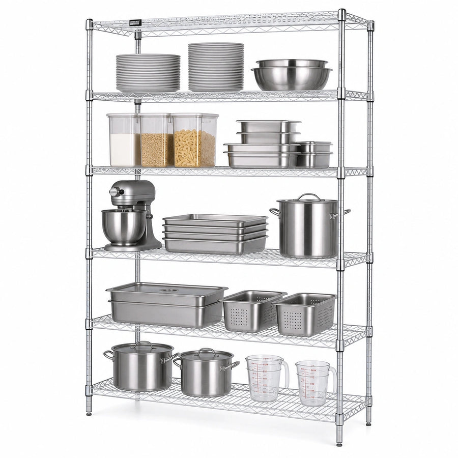 Five Shelves Included
