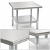 Thumbnail image #3 for Eagle Group MS3036 Stationary Stainless Steel Mixer Stand with Adjustable Undershelf, 600 lb Capacity, 36 x 30 x 24 Inches