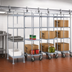 Thumbnail image #3 for Master Trak Overhead Track High-Density Storage Mobile Unit Kit for 18-Inch Shelves, 74-Inch Posts, Zinc Finish