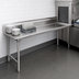 Thumbnail image #3 for Spec-Master Straight Clean Dishtable, 96 x 30 Inch, Right-to-Left Operation, 14/304 Stainless Steel Top