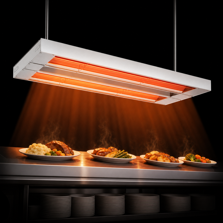 Product image #3 for Hatco Glo-Ray® 120-Inch Double Infrared Strip Heater