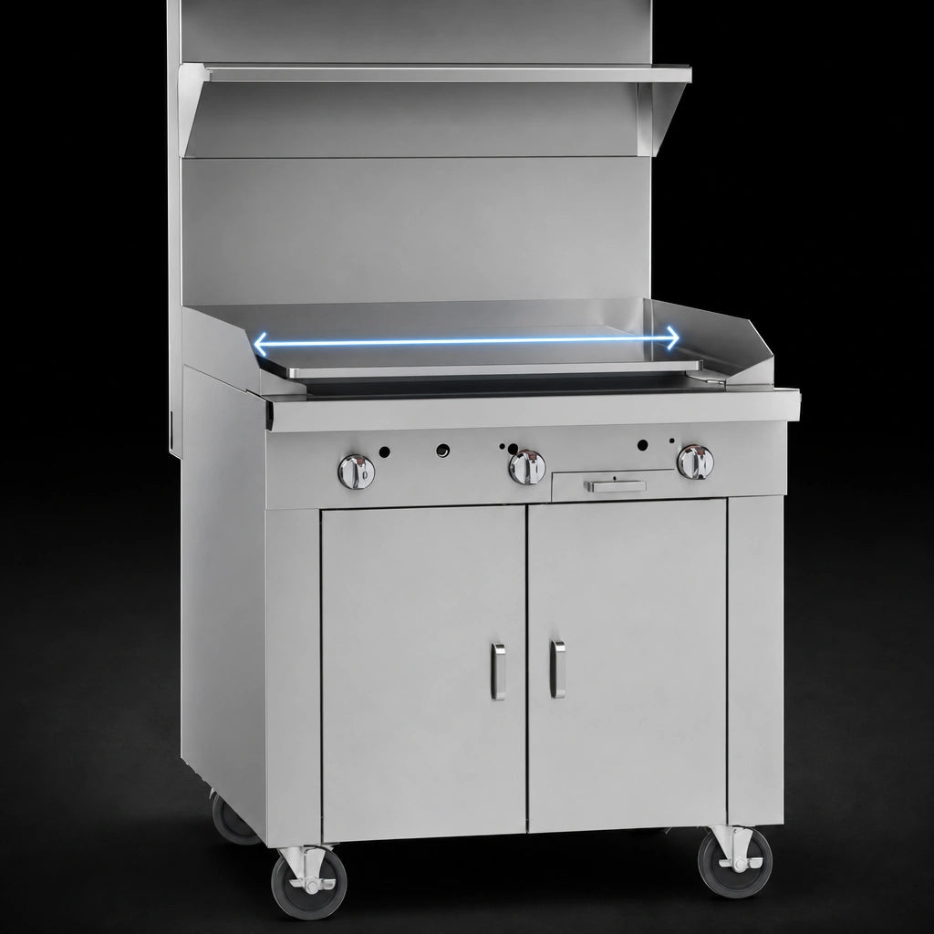 29-3/4-Inch Plancha Surface