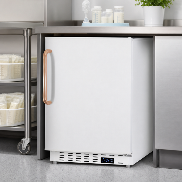 Product image #4 for Summit Commercial MOMCUBE Undercounter Breast Milk All-Freezer, 2.68 Cu. Ft., White
