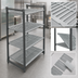 Thumbnail image #3 for Cambro Camshelving Basics Plus 4-Shelf Stationary Polymer Shelving Starter Unit, 24 x 48 x 72 Inches, Brushed Graphite