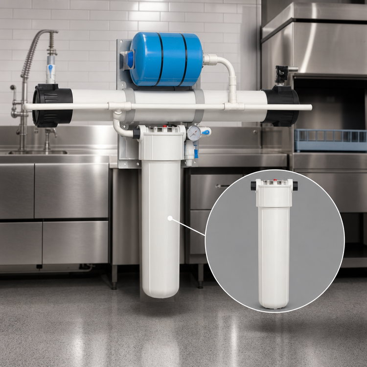 Product image #3 for Antunes Vizion VZN-541HC Horizontal Chloramine Water Filtration System, 13 GPM, 0.015 Micron