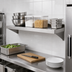Thumbnail image #4 for Mixrite 48 Inch x 12 Inch Wall-Mounted 304 Stainless Steel Shelf