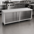 Thumbnail image #3 for John Boos Stainless Steel Open-Front Cabinet Base Work Table, 144 x 36 Inches