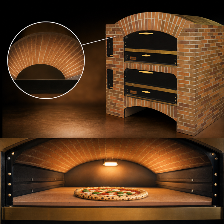 Product image #3 for Marsal MB-42 Single Deck Gas Pizza Oven with 36 x 42 Inch Baking Chamber