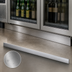 Thumbnail image #3 for Krowne 108-Inch Stainless Steel Front Kick Plate for Back Bar Coolers