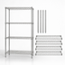 Thumbnail image #3 for Quantum Stationary Wire Shelving Starter Kit, 30
