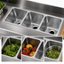 Thumbnail image #3 for Vollrath Three-Compartment Weld-In/Undermount Sink, 14 x 12 x 12 Inches Deep, 18-Gauge Stainless Steel